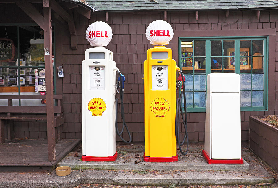 Old Shell Pumps Photograph by Buddy Mays