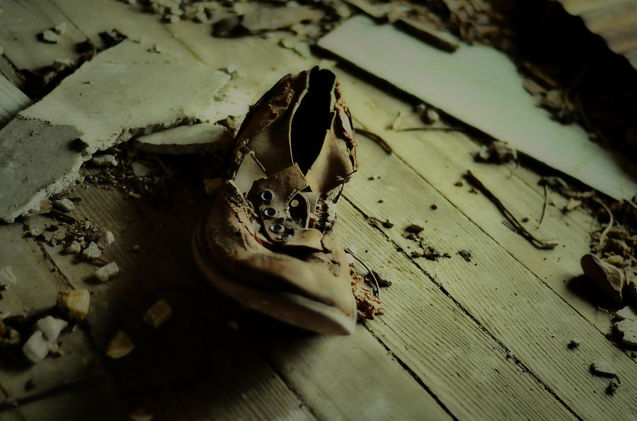 Old Shoe Photograph by La Dolce Vita