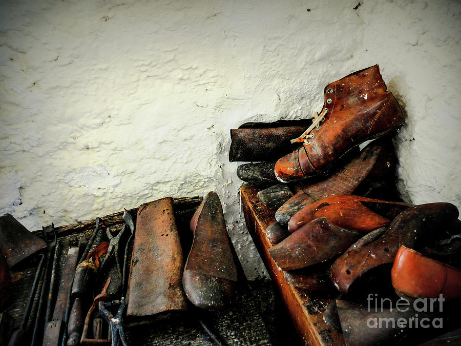Old Shoe Maker of Ireland Photograph by Lexa Harpell