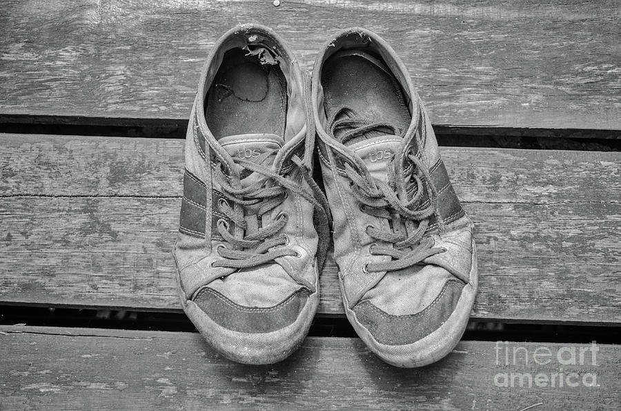 Old Shoes Photograph by Michelle Meenawong