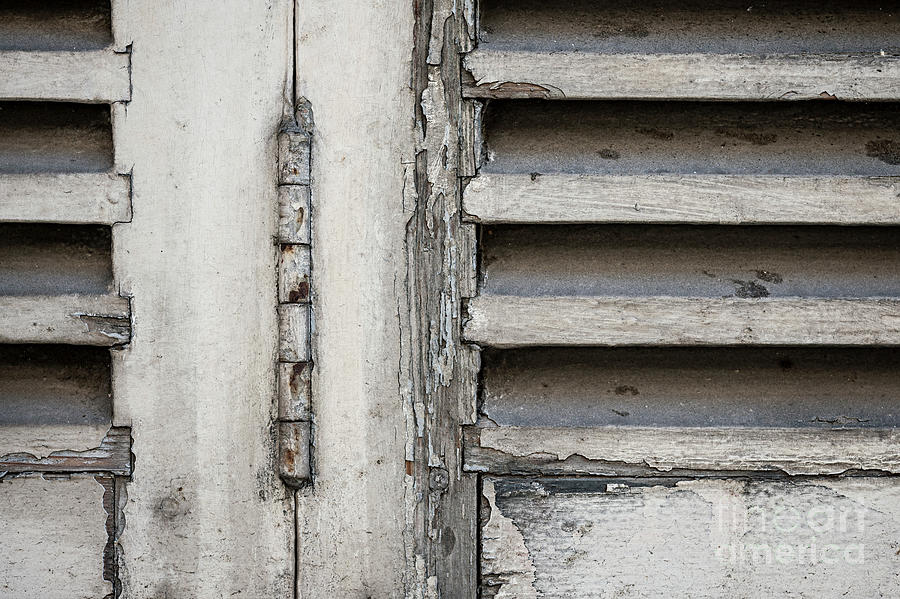 Architecture Photograph - Old shutters by Elena Elisseeva