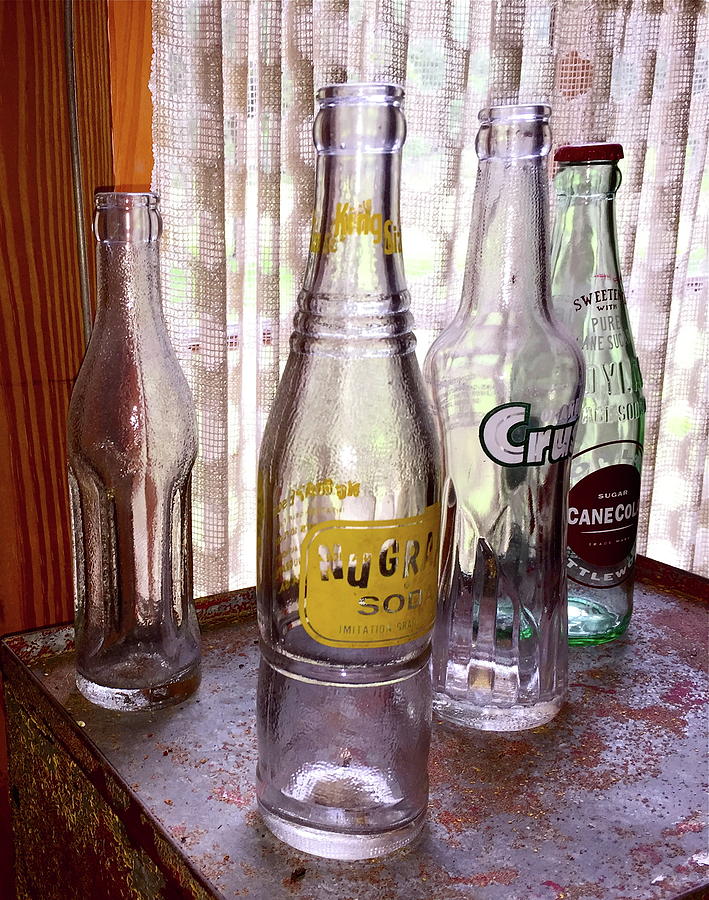 Old Soda Bottles Photograph by Denise Mazzocco