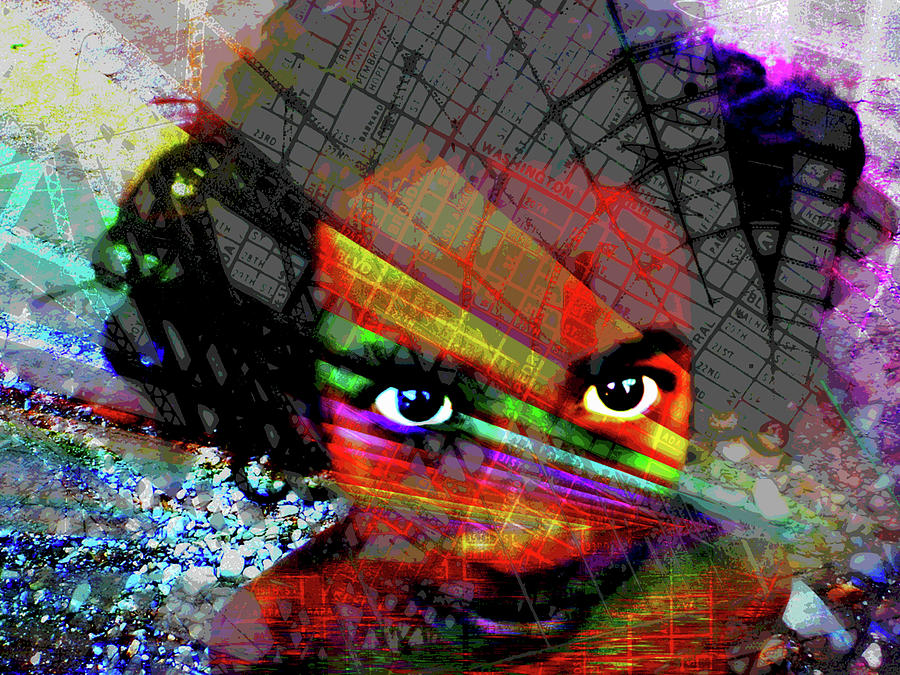 Old Soul Art Mapping Perfect Digital Art by Mary Clanahan