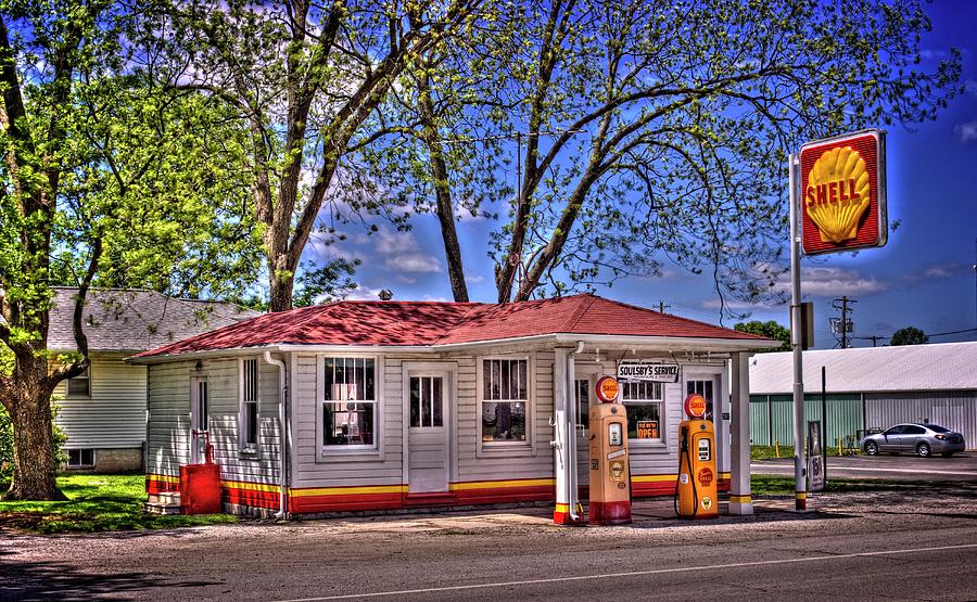 Old Soulsby Shell Station Opus 1 Photograph by Fred Hahn | Fine Art America