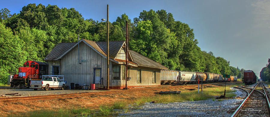 Old South Trains Madison Historic Train Station Photograph by Reid Callaway