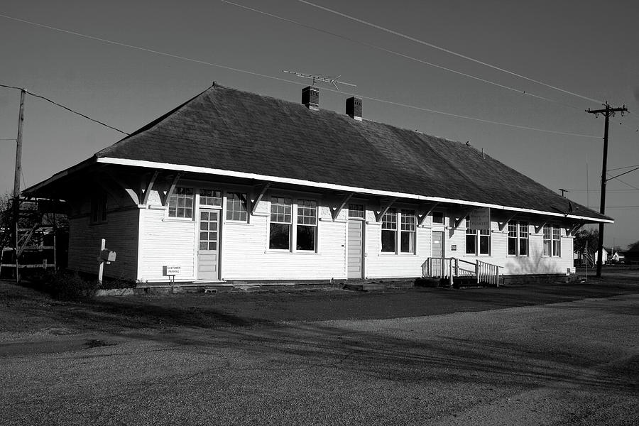 Old Southern Railway Depot B W Photograph by Joseph C Hinson