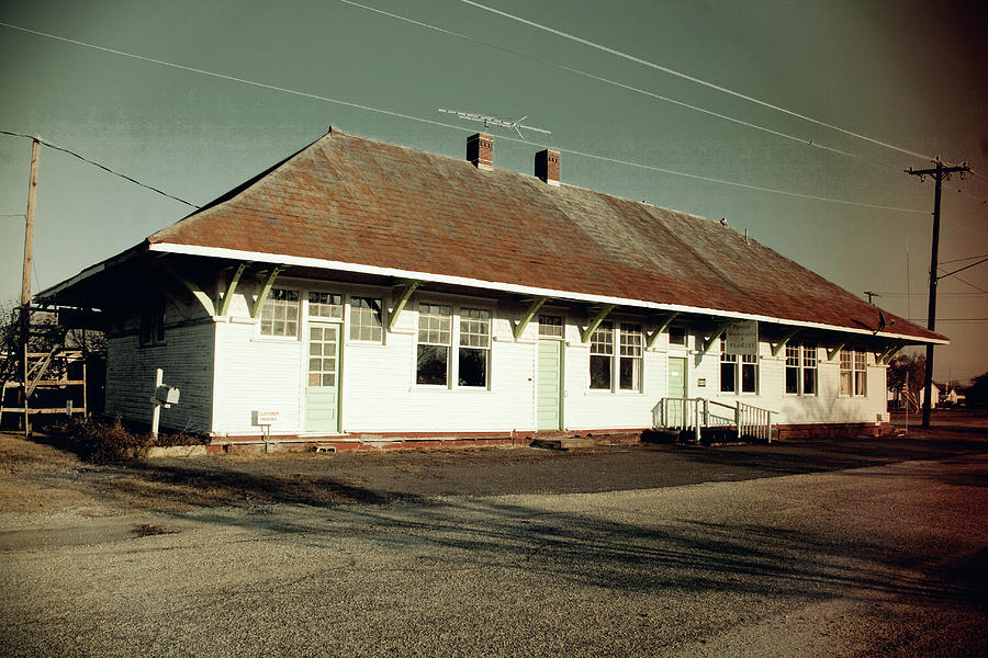 Old Southern Railway Depot Vintage Photograph by Joseph C Hinson