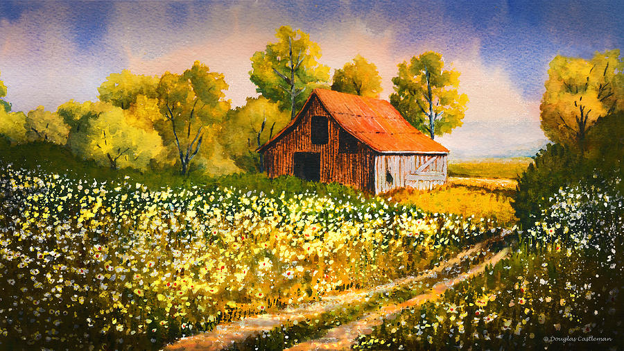 Old Spring Farm Painting by Douglas Castleman