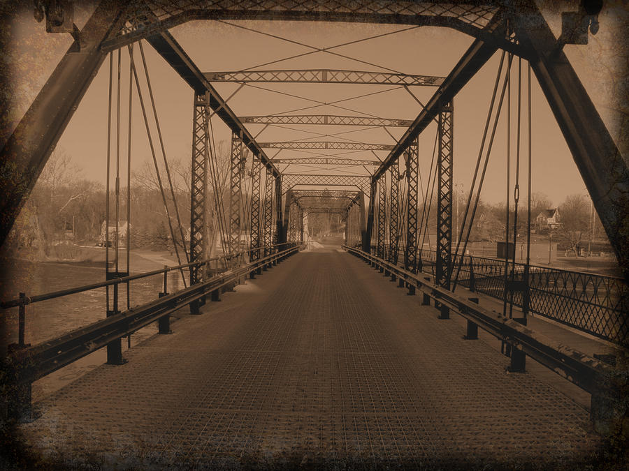 Old Steel Bridge Photograph by Scott Hovind