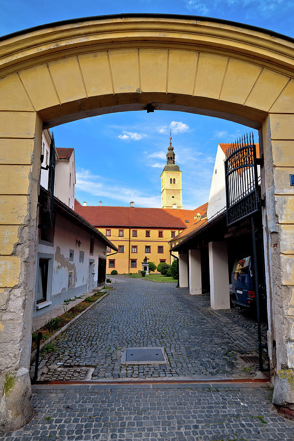 Old stees of baroque town of Varazdin Photograph by Brch Photography
