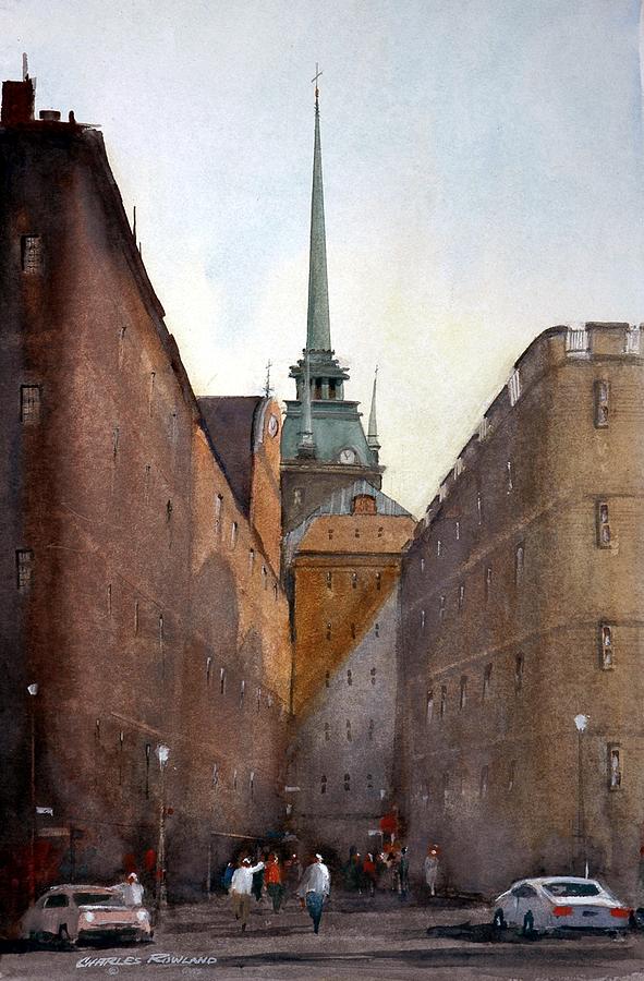 Old Stockholm Painting by Charles Rowland