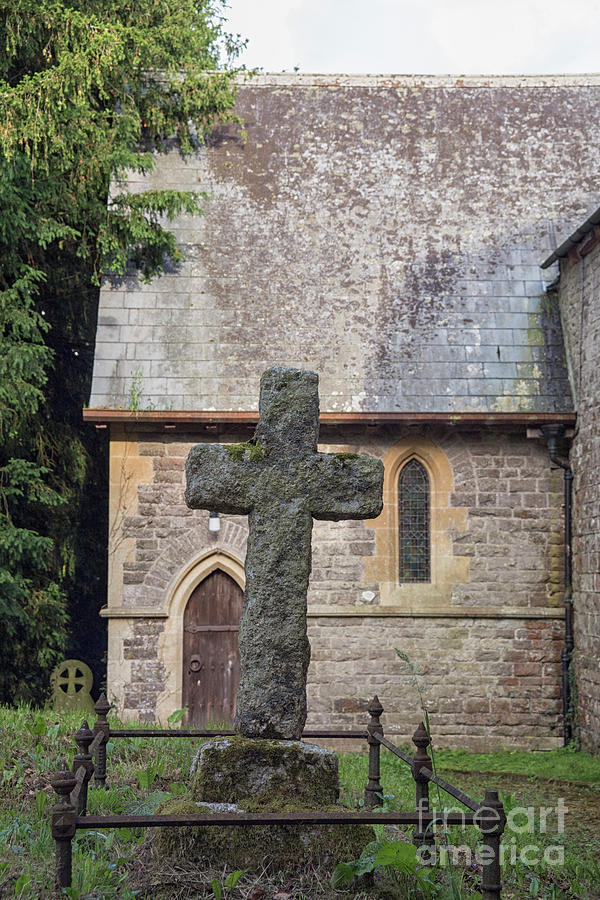 Old stone cross Photograph by Patricia Hofmeester