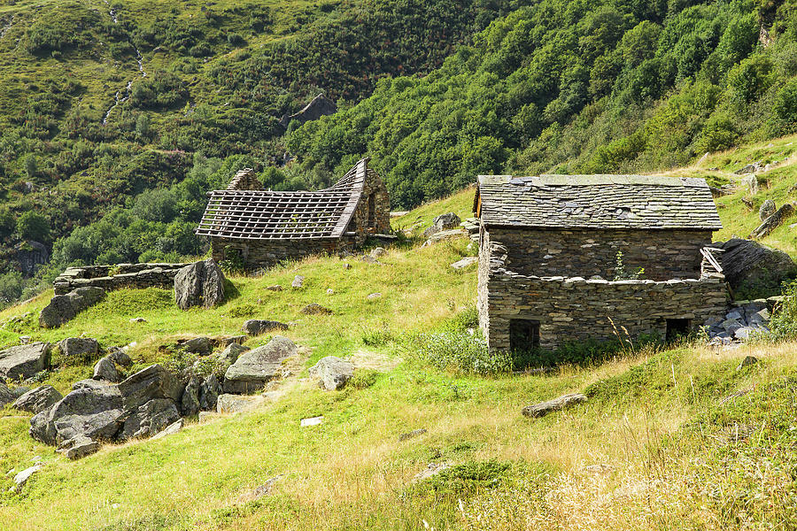 Old stone houses Photograph by Paul MAURICE