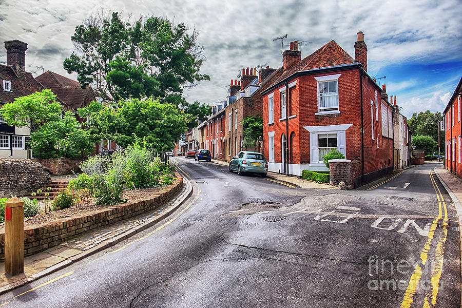 old street in living area in Canterbury Photograph by Ariadna De Raadt
