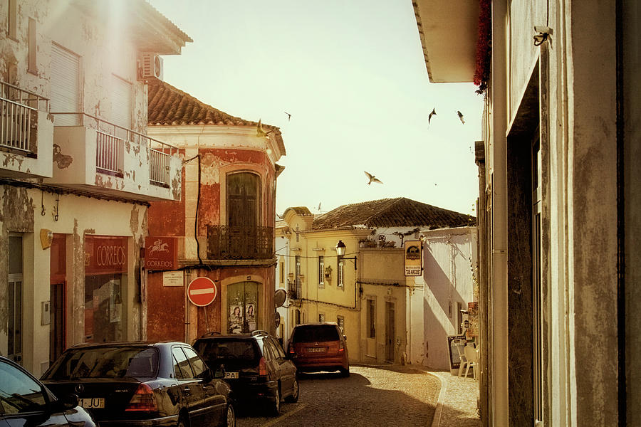 Old street in Paderne, Portugal Photograph by Tatiana Travelways