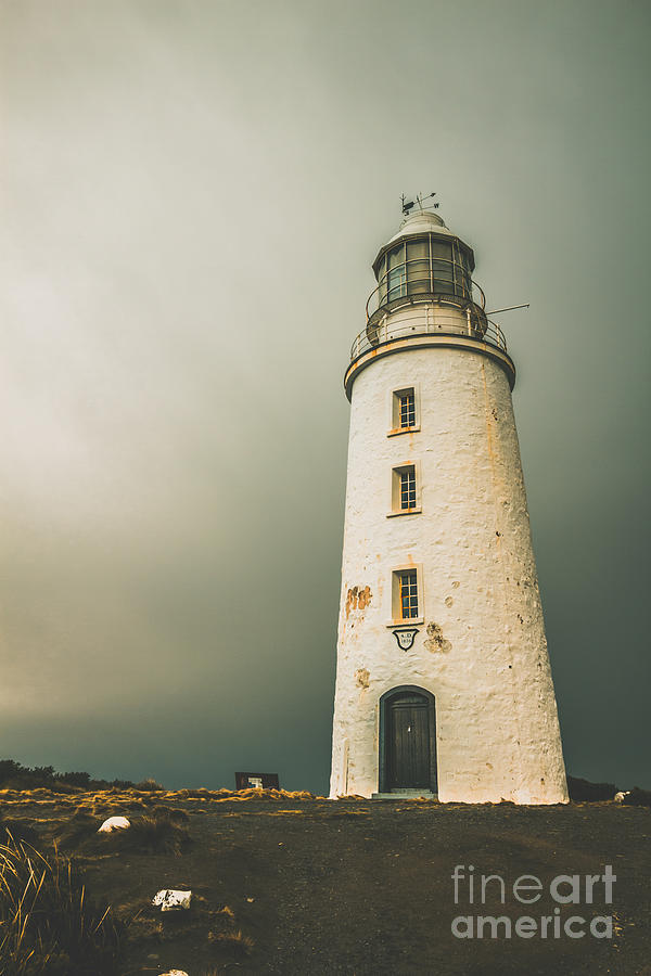 Old style Australian lighthouse Photograph by Jorgo Photography