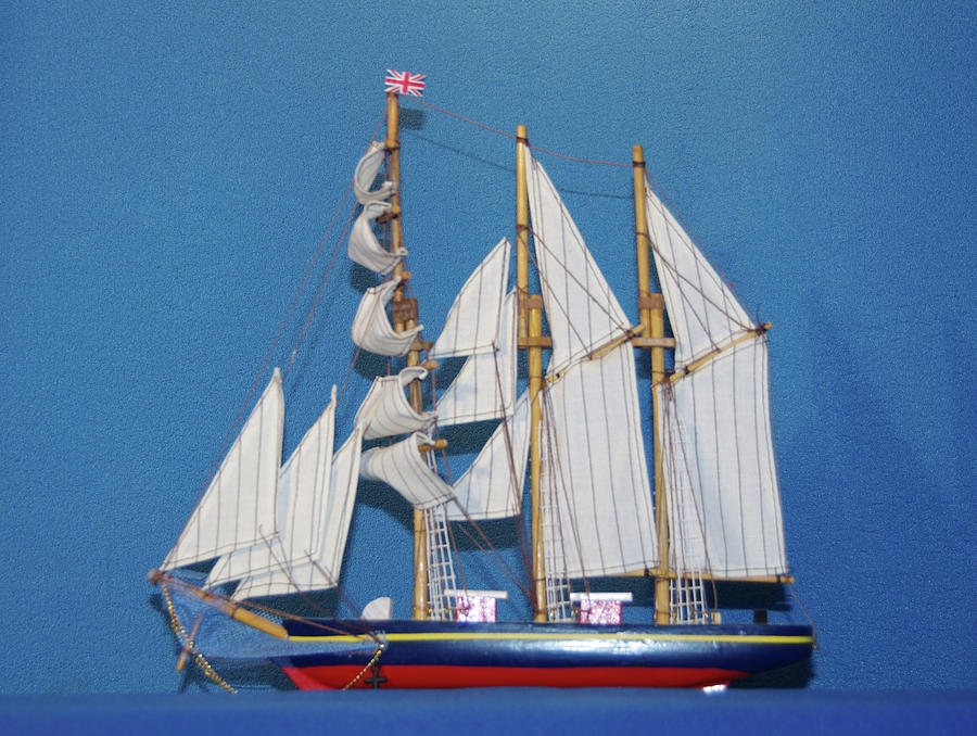 Old Tall Sail Ship Photograph by Hugh Kroetsch