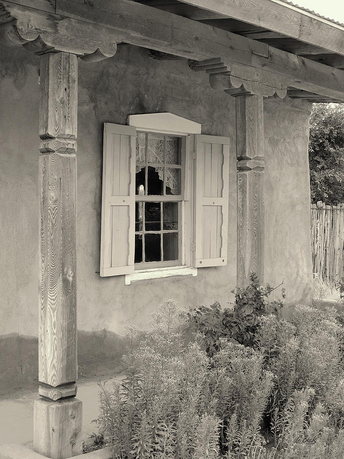 Old Taos Window Photograph by Gordon Beck