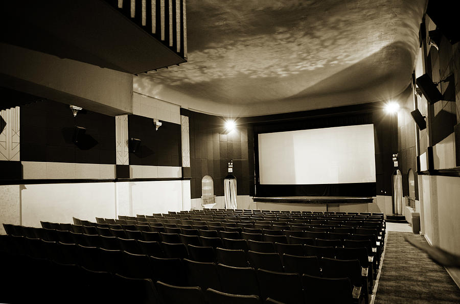 Vintage Photograph - Old theater 2 by Marilyn Hunt