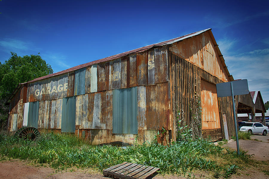 old time garage photograph by charles scrofano jr fine art america