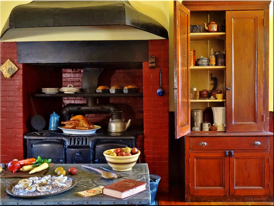 Old time kitchen Photograph by Mikki Cucuzzo