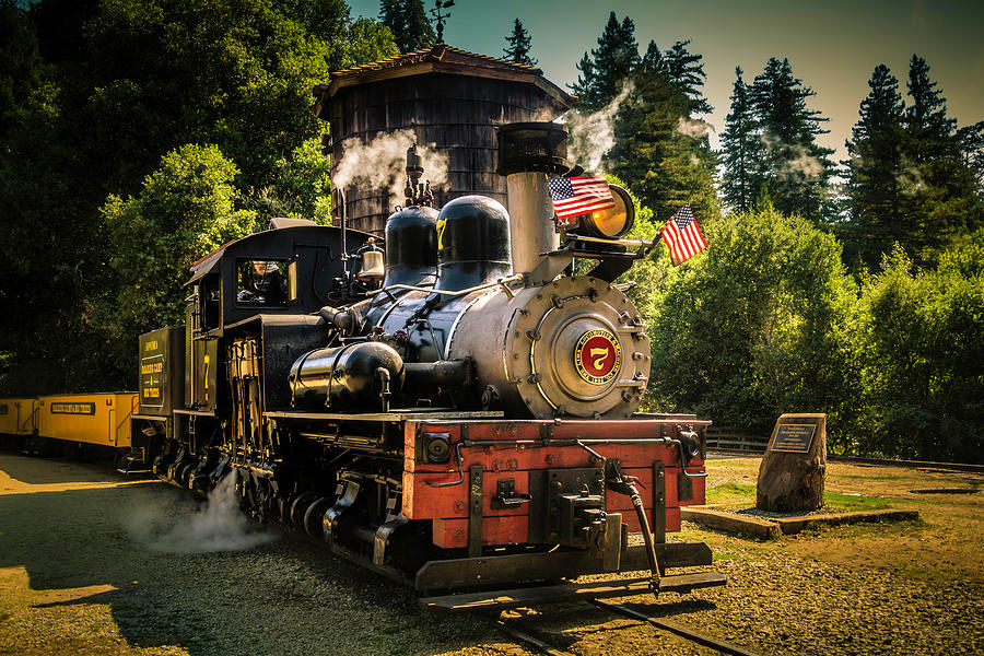 Old Time Locomotive Sonora Photograph by Garry Gay