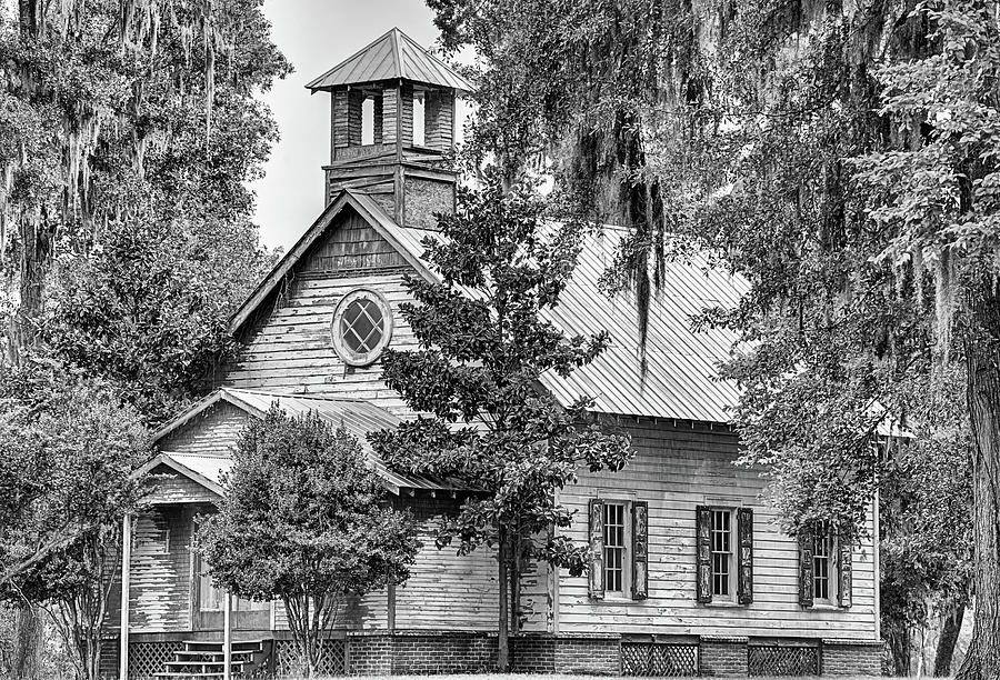 Old Time Religion in Black and WHite Photograph by JC Findley