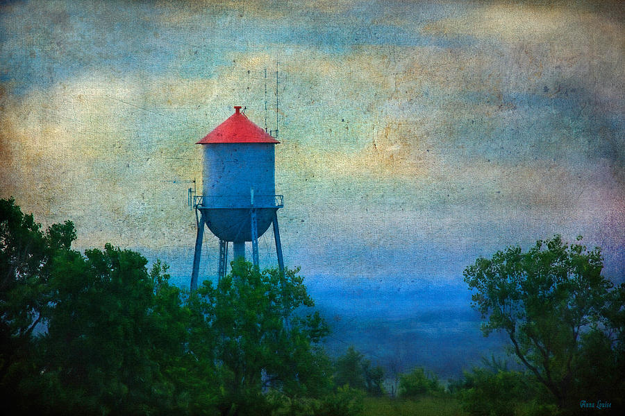 Old-Time Water Tower Photograph by Anna Louise