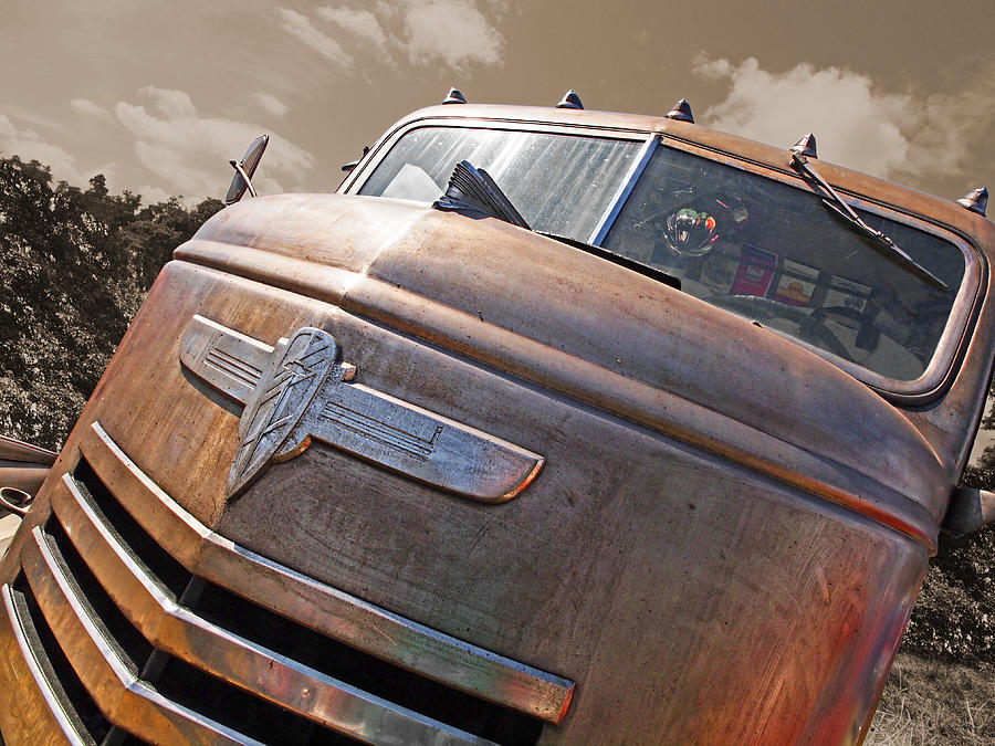 Old Timer - 42 Chevy Photograph by Gill Billington