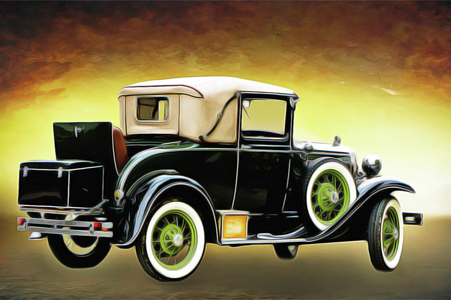 Old Timer Painting by Harry Warrick