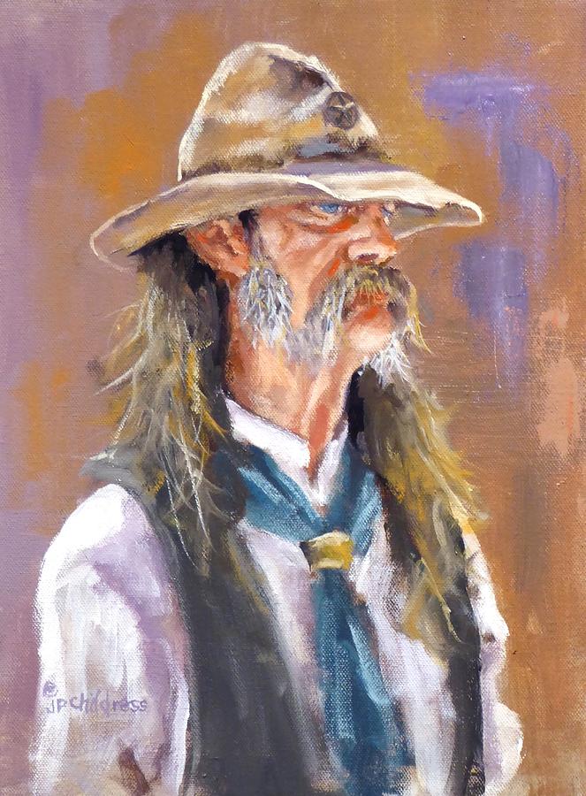 Old Timer - original available Painting by J P Childress