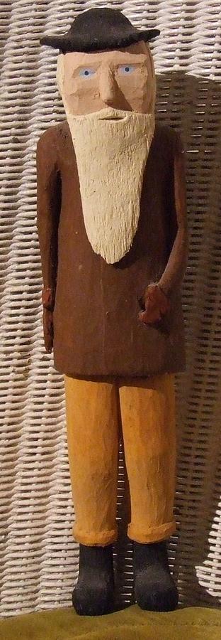 Wood Sculpture - Old Timer by Scott Ritchie Wood Sculpture - Old Timer by Scott Ritchie
