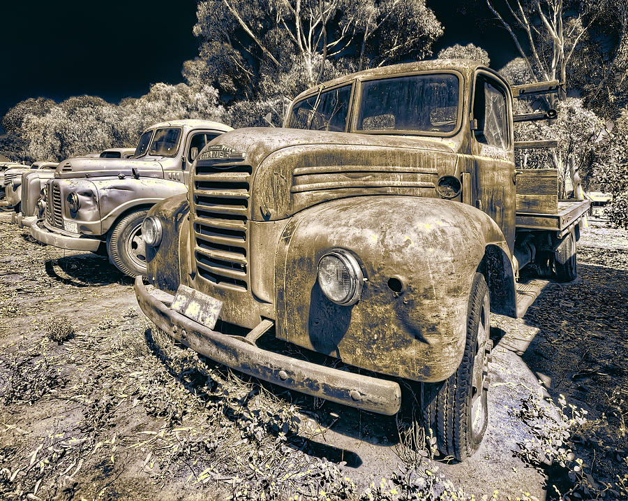 Truck Photograph - Old Timers by Wayne Sherriff