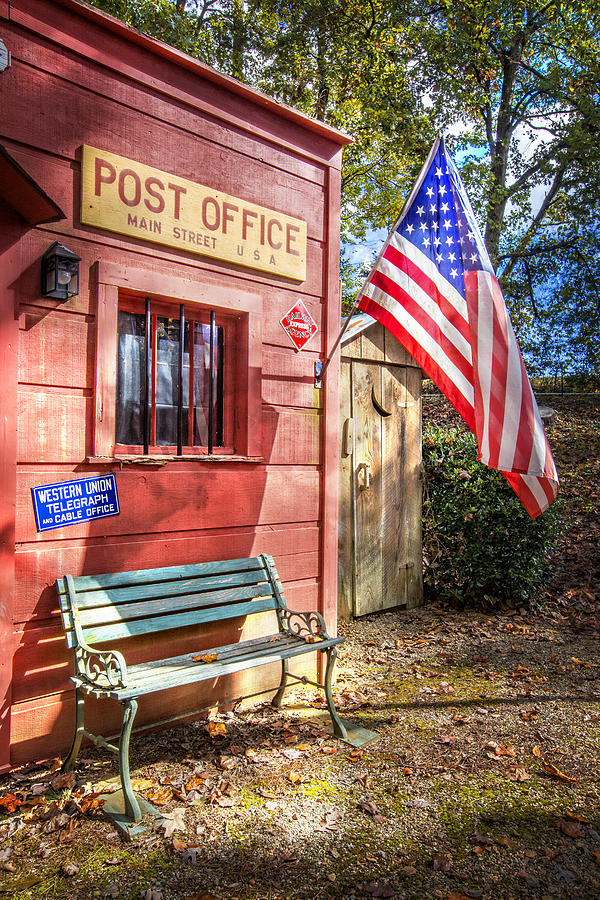 Old Timey Post Office Photograph by Debra and Dave Vanderlaan