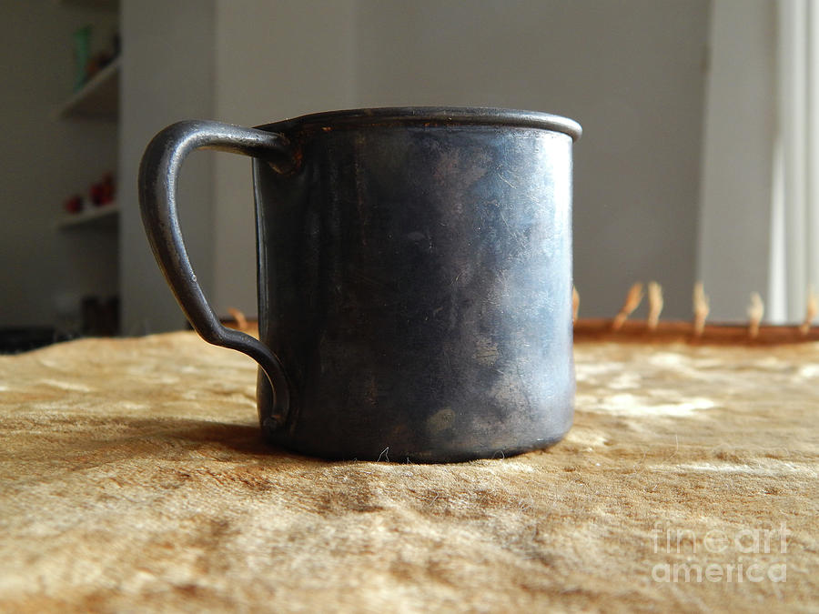 Old Tin Cup Photograph by Phil Perkins