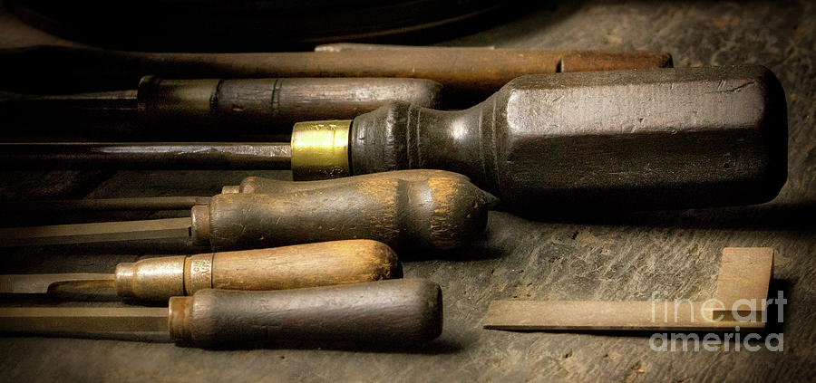 Old Tools Photograph by Jerry Fornarotto