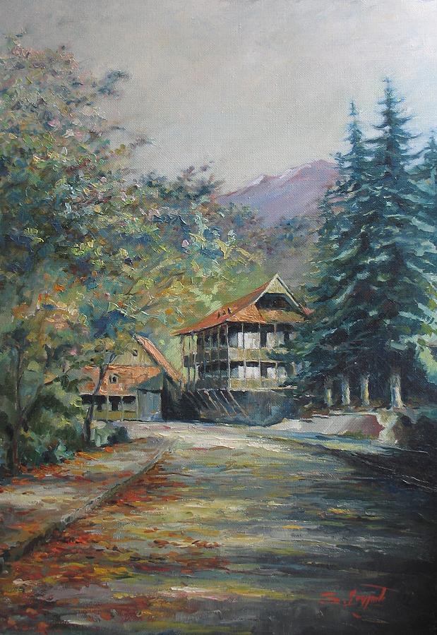 Old town Dilijan Painting by Tigran Ghulyan