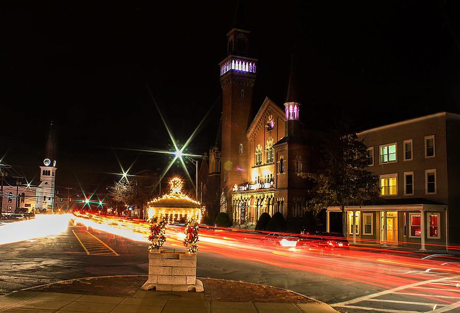 Old Town Hall Light Trails Photograph by Sven Kielhorn | Fine Art America