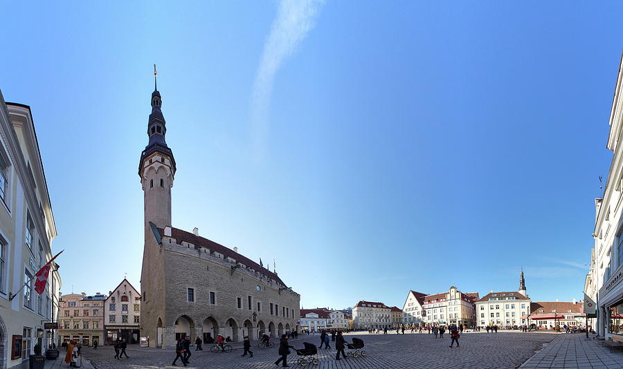 Old Town Hall Of Tallinn Photograph