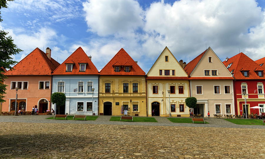 Old town houses in Bardejov, Slovakia Photograph by Elenarts - Elena Duvernay photo Old town houses in Bardejov, Slovakia Photograph by Elenarts - Elena Duvernay photo