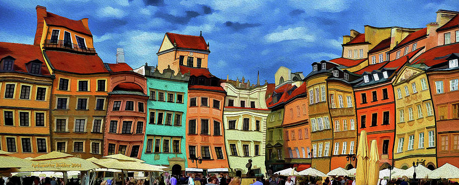 Old Town in Warsaw #10A Photograph by Aleksander Rotner