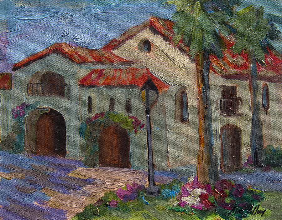 Old Town La Quinta Afternoon Painting by Diane McClary