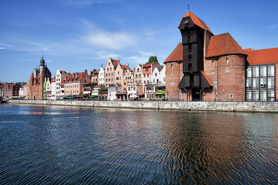 Old Town of Gdansk River View Photograph by Artur Bogacki
