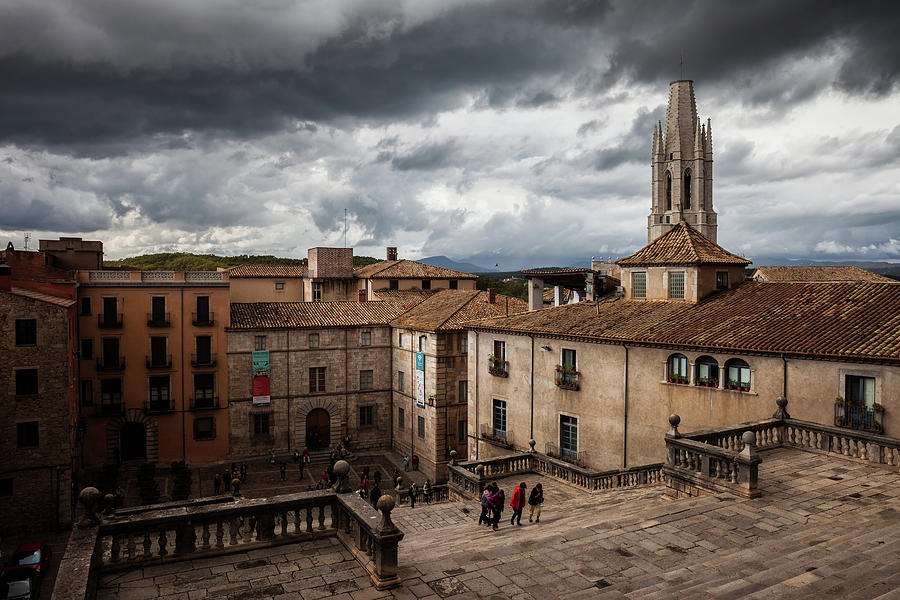 Old Town of Girona City Photograph by Artur Bogacki