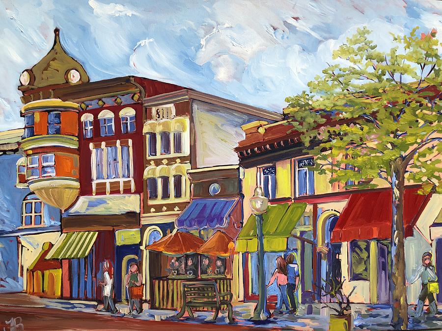 Paso Robles Painting - Old Town Paso by Francie Jolin Beaman