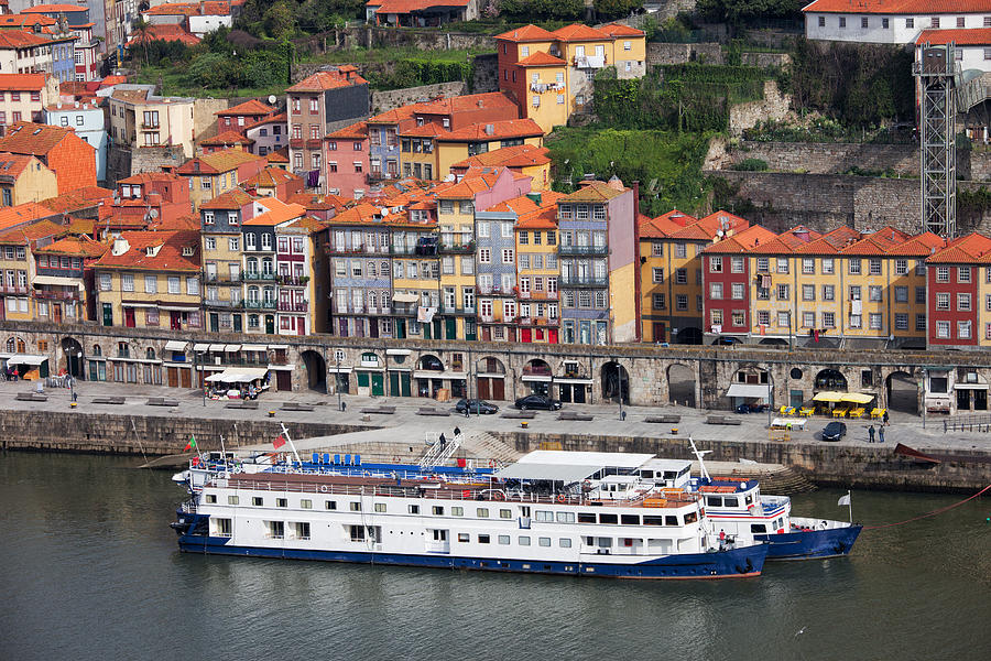 Old Town River Waterfront in Porto Photograph by Artur Bogacki
