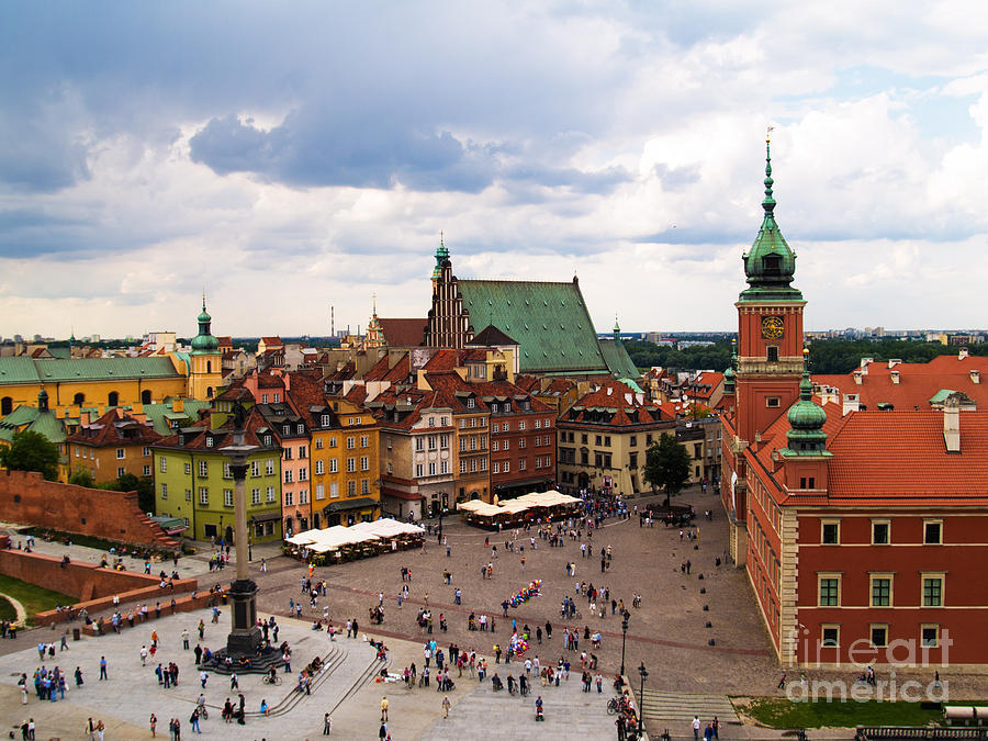 Old town Square in Warsaw, Photograph by Anastasy Yarmolovich