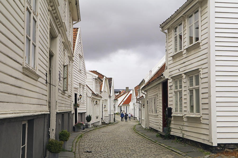 Old Town Stavanger Photograph by Tony Murtagh