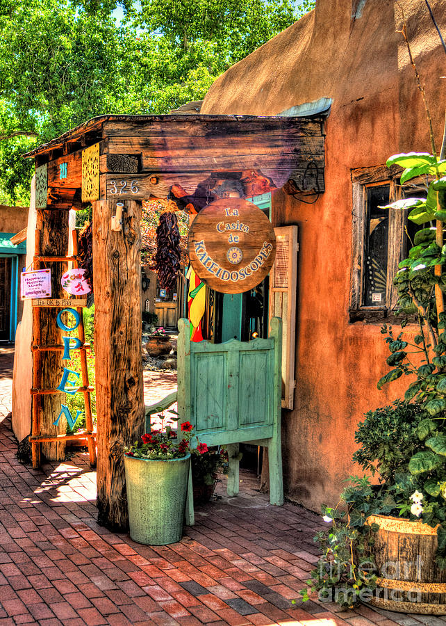 Albuquerque New Mexico Photograph - Old Town Store Front In Albuquerque New Mexico by K D Graves