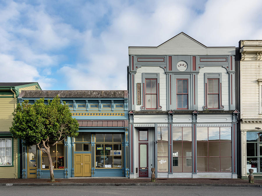 Old Town Storefronts Photograph by Greg Nyquist